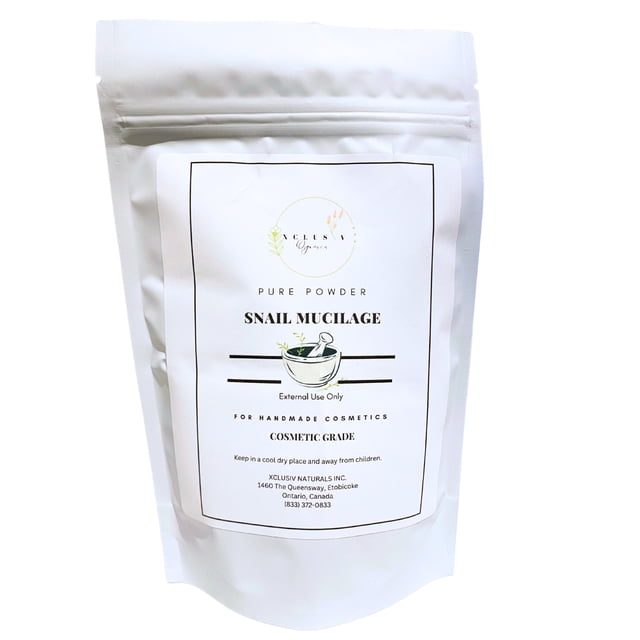 Xclusiv Organics Pure Snail Mucilage Powder Snail Slime Extract For Skincare 250g