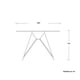 thumbnail image 3 of Mesa de comedor Eames eiffel 120 cristal Estilo Contemporáneo Color Transparente Gaia Herbs Eames eiffel, 3 of 6
