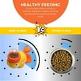 thumbnail image 3 of Duck Cat Treat Dispenser, Anti-Slip Interactive Slow Feeder Puzzle Toy for Dogs & Cats with 3 Challenge Lids to Train Problem-Solving Skills and IQ Training, 3 of 10
