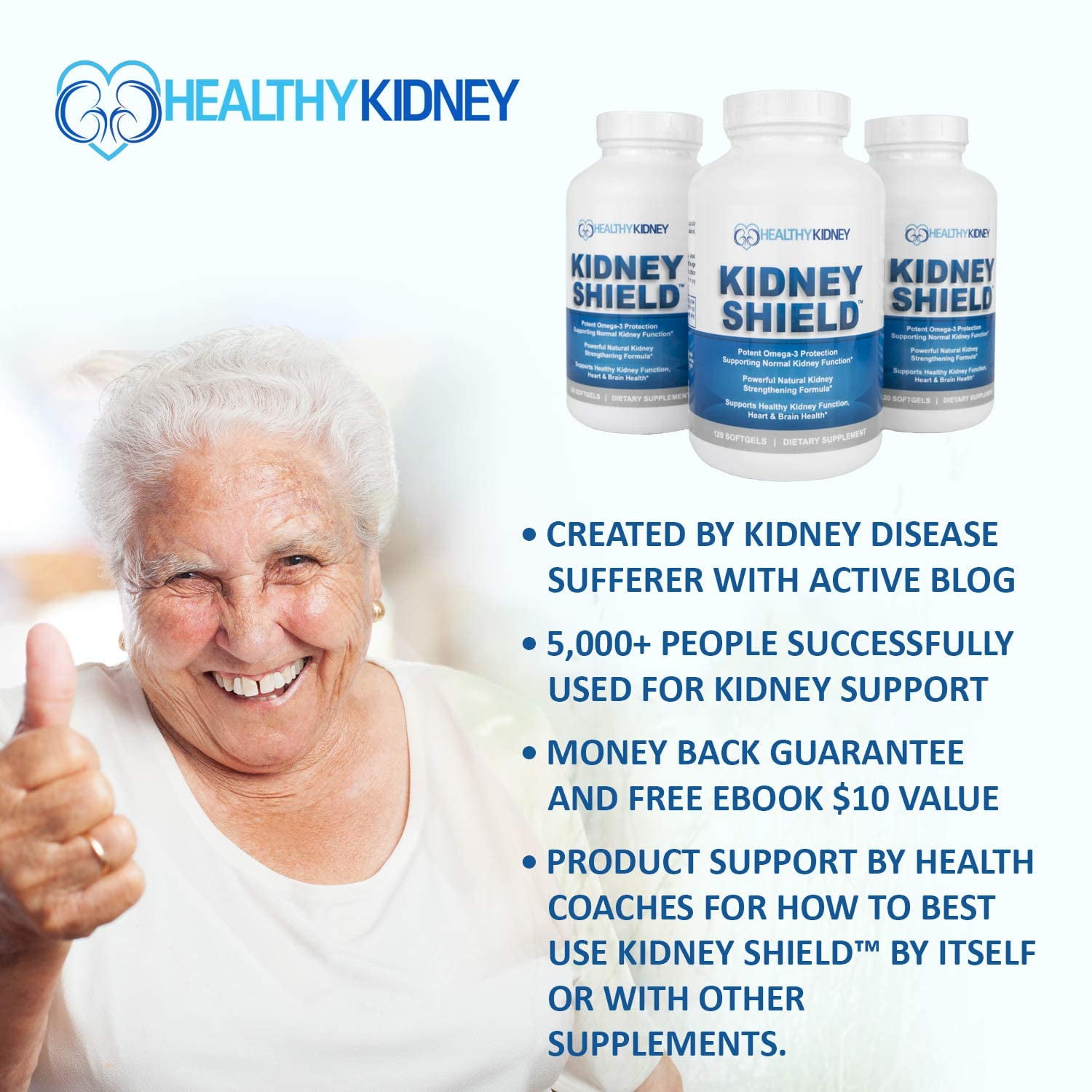 Buy Healthy Kidney Kidney Shield Kidney Detox Supplement plus Vitamins