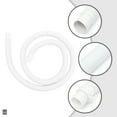 thumbnail image 2 of 1 Set Washing Machine Hose Washer Washing Machine Water Inlet PVC Hose with Clamps, 2 of 9