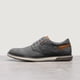 thumbnail image 3 of Zapatos Oxford casuales grises para hombre Bruno Marc, talla 12, 3 of 7