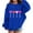 bleu, variante sur Chandail en Molleton Imprimé Cœur pour Filles, Coupe Ample Col Rond Manches Longues avec Design Amour, Chemise Décontractée en Coton Doux pour Filles Tout-Petits, Plusieurs Couleurs Disponibles pour Usage Quotidien Rose