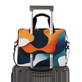 thumbnail image 2 of FORMRS 16" Laptop Bag Carrying Sleeve Case with Handle Travel Shoulder Briefcase, Green Abstract Wavy, 2 of 8