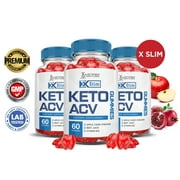 (3 Pack) Xslim Keto ACV Gummies 1000MG Dietary Supplement 180 Gummys
