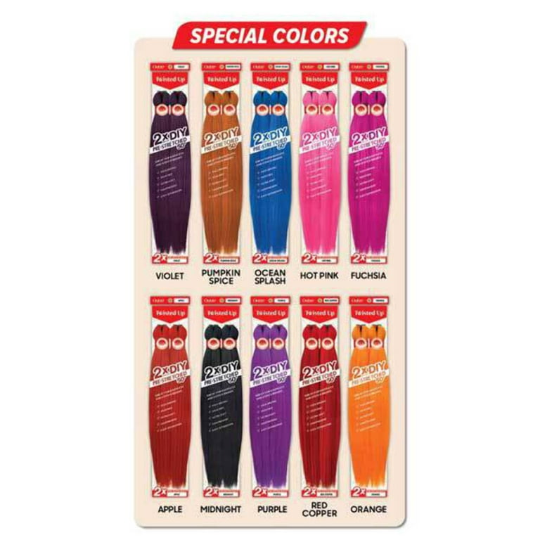 X-Pression Pre-stretched Ombre Braiding hair Extensions 50 COLOUR