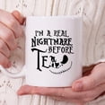 thumbnail image 1 of I'm A Real Nightmare Before Tea Horror Jack Skellington Face Xmas Gift Mug 11oz, 1 of 6