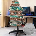 thumbnail image 6 of Whosucclay Aztec Tribe Geometric Print Gaming Chair Covers, Stretchable Gamer Chair Protector Soft Breathable Scratch Resistant Gaming Chairs Seat Cover with 2Pcs Armrest Slipcovers, 6 of 8