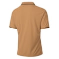 thumbnail image 5 of Luvrsol Men's T-Shirts Big & Tall Solid Basic Short Sleeve Turndown Collar Loose Cotton Casual Tops S-2XL, 5 of 8