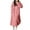 Pink, variant on Pitauce Womens Long Flannel Nightgown Winter Warm Thicken Long Sleeve Pajama Dress Full Length Sleep Shirts Fleece Loungewear with Pockets