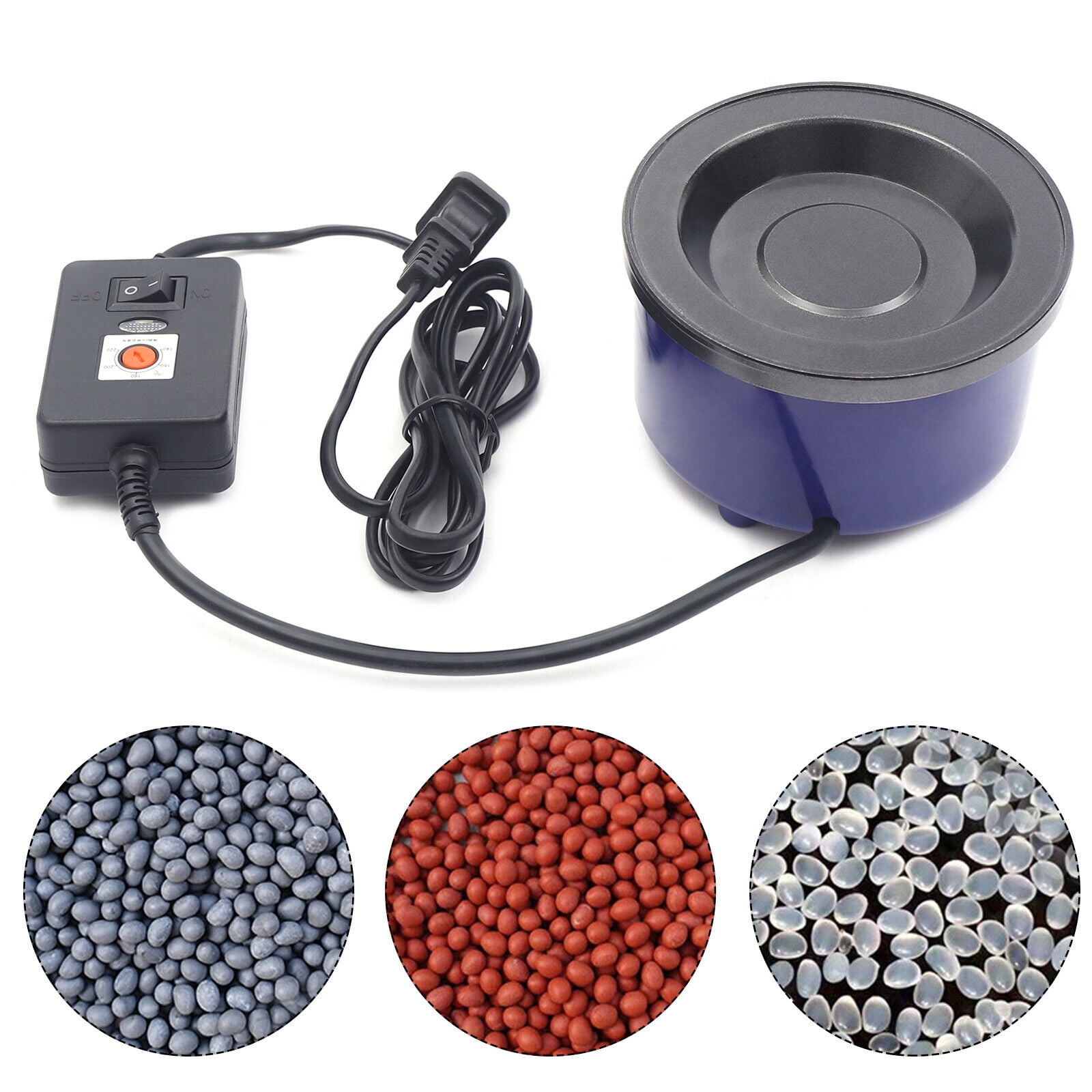 Hot Melt Glue Skillet Electric for Crafting Glue Sticks Pellets Beads