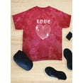 thumbnail image 3 of Love Techno Style Heart Tie Dye Crystal Men -Image by Shutterstock, Male XX-Large, 3 of 4