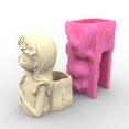 thumbnail image 2 of Molde para Maceta de niña | Silicona 3D Mochila Chica Jarrón, 2 of 10