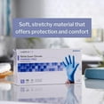 thumbnail image 2 of McKesson Confiderm 3.8 Nitrile Exam Gloves, Blue Medical Gloves - Size XL, 100 Count, 1 Box, 2 of 10