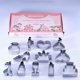 thumbnail image 5 of DIY Cookie Mold 12Pcs Silver Stainless Steel Biscuit Cutter for Cake Endless Creativity, 5 of 5