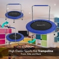 thumbnail image 3 of SereneLife 36 Inch Portable Highly Elastic Jumping Sports Trampoline, Kids Size, 3 of 7