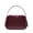 wine red, variant on Genuine Leather Box Bag, Women's Glossy Handbag Shoulder Crossbody Purse