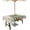 Light Green Light Beige, variant on Blue Teal Marble Outdoor Tablecloth - 60x120 Inch Rectangle Dining Table Cover, Modern Ink Painting Abstract Waterproof Outdoor Table Cloth with Umbrella Hole & Zipper for Picnic/Patio