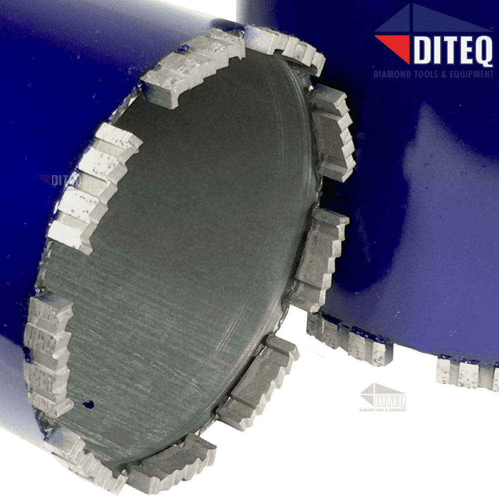 Reinforced Concrete Brick and Block Supreme Series Diamond Core Drill Boring Bits to Cut Hard Concrete 6 