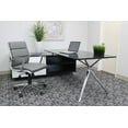thumbnail image 4 of Boss Office CaressoftPlus Fauteuil de Direction à Dossier Mi-Haut Gris, 4 of 4