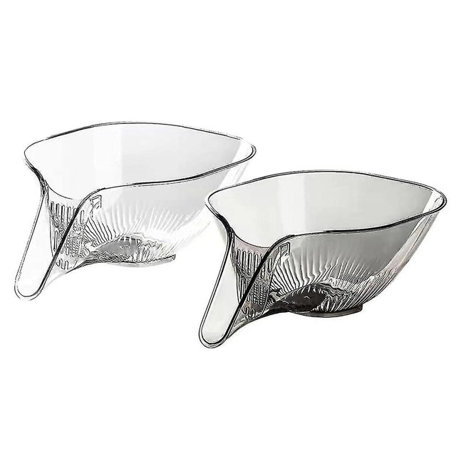 Cesta de drenaje multifuncional de 2 uds, embudo de cesta de drenaje, cesta de drenaje para fregadero de cocina, vegetales de frutas-YNP