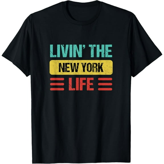 New York T-Shirt New York New York Shirts & GiftsMen and women, Black T-shirt, size: Extra large S-4XL