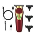 thumbnail image 1 of Recortadora de cabello eléctrica Yuyangstore con peines de límite Rojo, 1 of 5