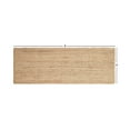 thumbnail image 3 of · REDEARTH · Area Runner Rug - 2'x6' Braided Natural Jute with Non-Skid Backing - Handwoven Rectangular Boho Rug for Bedroom, Kitchen, Living Room Aesthetic Home Decor - Handmade Carpet, Set of 2, 3 of 8