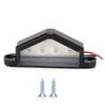 thumbnail image 1 of Luz De Matrícula, Resistente Al Agua, Universal, 12 V-24 V, 4 LED, Lámpara De Matrícula, Instalación Atornillada Para Remolques, Camiones, Barcos, Coches, Vehículos ANGGREK License Plate Light, 1 of 8
