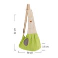 thumbnail image 5 of Dogs and Cats Outing Backpack Canvas Travel Bag,Green, 5 of 5