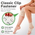 thumbnail image 6 of Premium Elastic Bandage Wraps (4" 2pack & 3" 2Pack) Metal Clip Fasteners - GT Latex Free Roll for Sprains & Injuries, 6 of 7