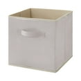 thumbnail image 3 of Dopebox Nonwoven Storage Box Drawer Fabric Storage Box, Lidless Clothes And Toys Organizer, Foldable Fabric Storage Cubes And Cloth Storage Organizer Drawer, Square Lidless Clothes Storage (L), 3 of 8