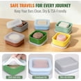 thumbnail image 7 of Shampoo Bar Travel Case Compatible with Kitsch, Leakproof Silicone Small Soap Case with Draining Pad - 2026 Travel Essentials for Gym, Camping, Business Trip (Butter Yellow), 7 of 7
