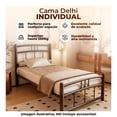 thumbnail image 2 of Cama Individual Jaco Delhi Chocolate, 2 of 4