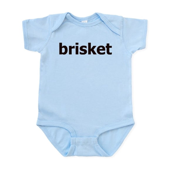 CafePress - Brisket Infant Bodysuit - Baby Light Bodysuit, Size Newborn - 24 Months