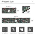 thumbnail image 3 of Yayeee Faucet Mat for Kitchen Sink 14.7" Diatomite Long Splash Guard Pad, Green Christmas, 2 Pack, 3 of 7