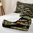 thumbnail image 4 of Meiyoeat Retro Fish Print Bed Spread Queen,Rustic Farmhouse Fishing Theme Queen Coverlet Set, 4 of 7