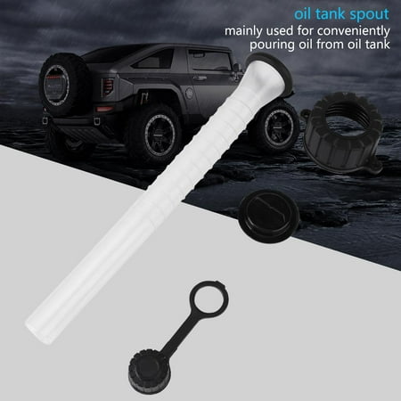 VBESTLIFE Gas Can Spout Fuel Container Spout Gasket Stopper Screw Cap Collar Rear Vent Cap Fuel Container Spout Gas Can Spout Parts