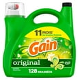 thumbnail image 2 of Gain Détergent à Lessive Liquide, Parfum Original, Fraîcheur + Lutte contre les Odeurs, pour Laveuse Haute Efficacité, Savon Nettoyant Liquide, 5.44 Litres, 128 Brassées, 2 of 15