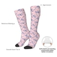 thumbnail image 4 of Naloa Butterfly Thigh High Socks Extra Long Stretchy Sock Women Over Knee High Opaque Stocking Daily Wear, 4 of 6