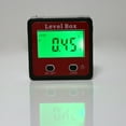 Digital Inclinometer Spirit Level Protractor Angle Gauge Meter Bevel
