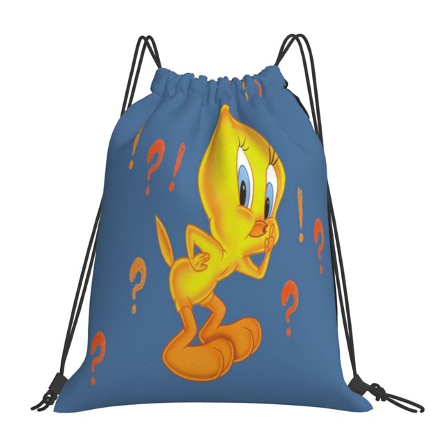 Mochila con cordón Tweetybird, impermeable, para deportes, gimnasio, yoga, bolsa de viaje con cordón para mujeres y hombres