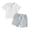 Gray, variant on Bagilaanoe 2pcs Toddler Baby Boy Shorts Set Short Sleeve T Shirt Tops   Shorts 6M 12M 18M 24M 3T Kids Casual Summer Clothes