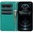 thumbnail image 4 of iPhone 12 Pro Max Flip Case Genuine Leather Premium Cow Leather Wallet Drop Protection Shockproof Cover 6.7 inch, 4 of 5