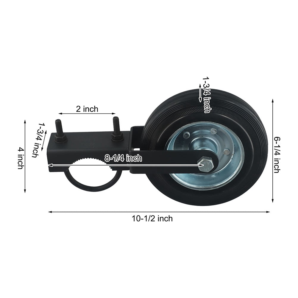 AFQH Heavy Duty Farm Gate Casters Outdoor Door Frame Auxiliary Wheels Metal Fence