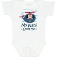 thumbnail image 3 of Inktastic My Nani Loves Me Grandson Bear Boys Baby Bodysuit, 3 of 5