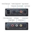 thumbnail image 3 of Digital To Analog Converter 3.5 Jack Amplifier Decoder Optical Fiber Coaxial For Headphone With Volume Control ,Fast and Stable Transmission, 3 of 6
