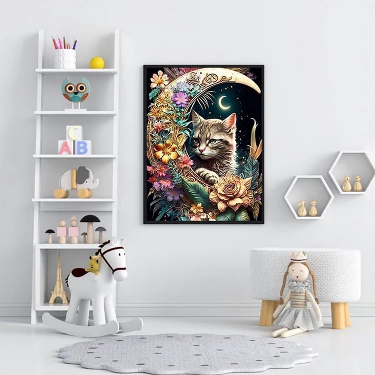 12 Pack Animals Diamond Art Kits For Adults - DIY 5D Gem Painting Sets, 12x16 Inch, Relaxing Craft Projects
