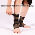 thumbnail image 2 of EGNMCR Copper Infused Knit Ankle Brace Support Sleeve For Injury Recovery head scarf, 2 of 5