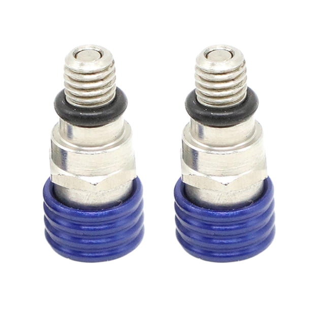2 piezas M5 0,8 mm Horquilla de purga de aire Presión para Moto Durable Azul